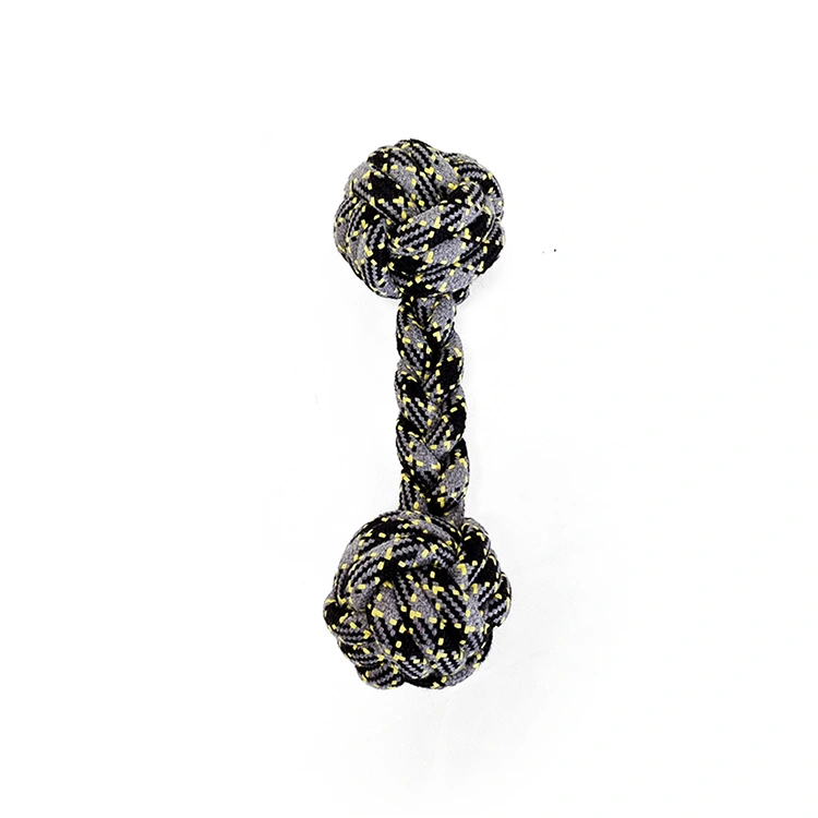 Braided bone dog toy
