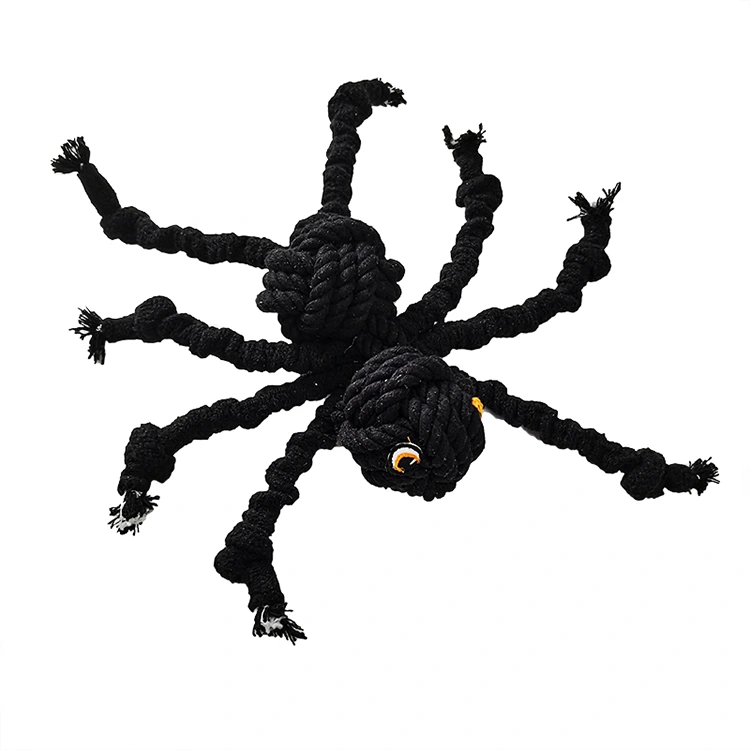 Handmade Spider Cotton Rope Laruan para sa Aso