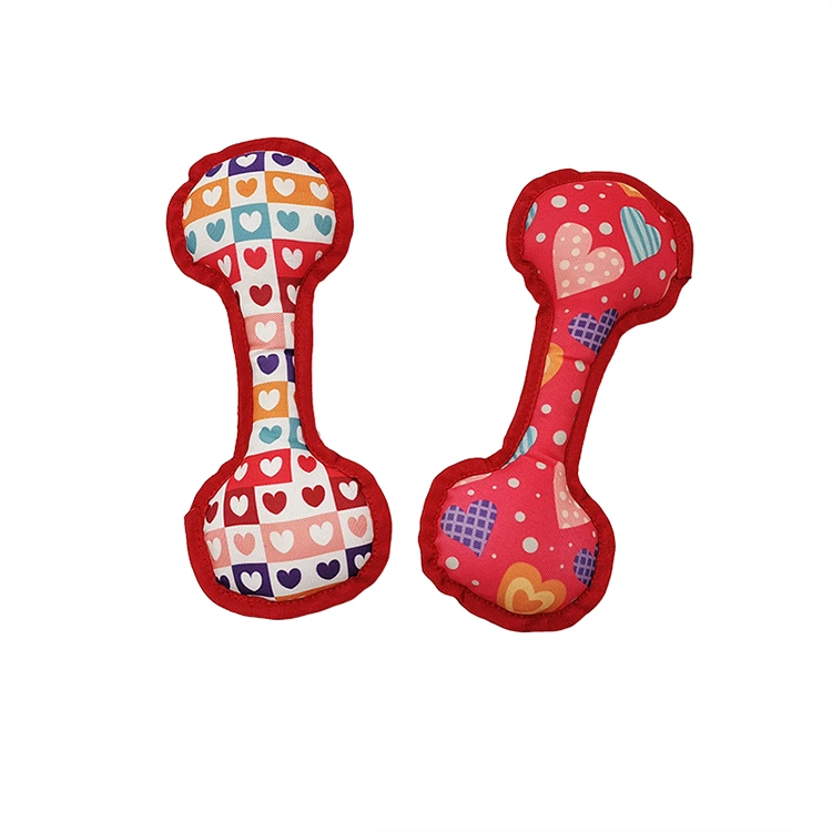 Naka -print na Dumbbell Stuffed Toys