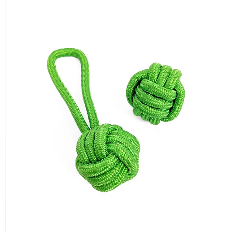 Paglilinis ng ngipin Silk Cotton Rope Dog Laruan
